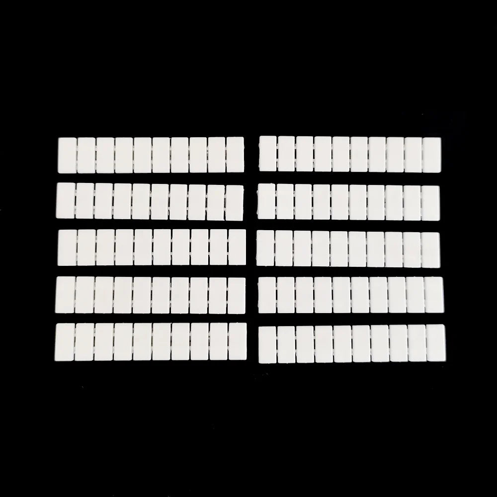 10Pcs MBKKB2.5 Double-layer Wiring Terminal Block,Universal Feed-Through Plug MBKKB-2.5 Double Level Din Rail Terminal Block Peaceful Pleasures Health and Wellness ZB5 Blank