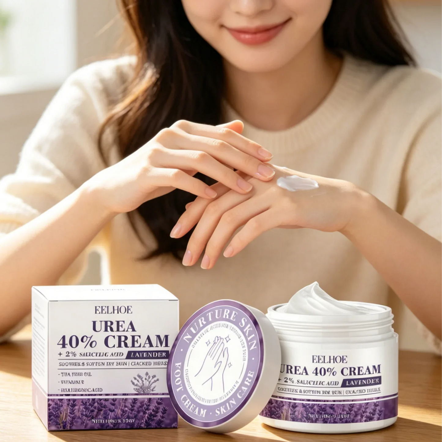 EELHOE 40% Urea Cream – Cracked Heel & Dry Foot Repair