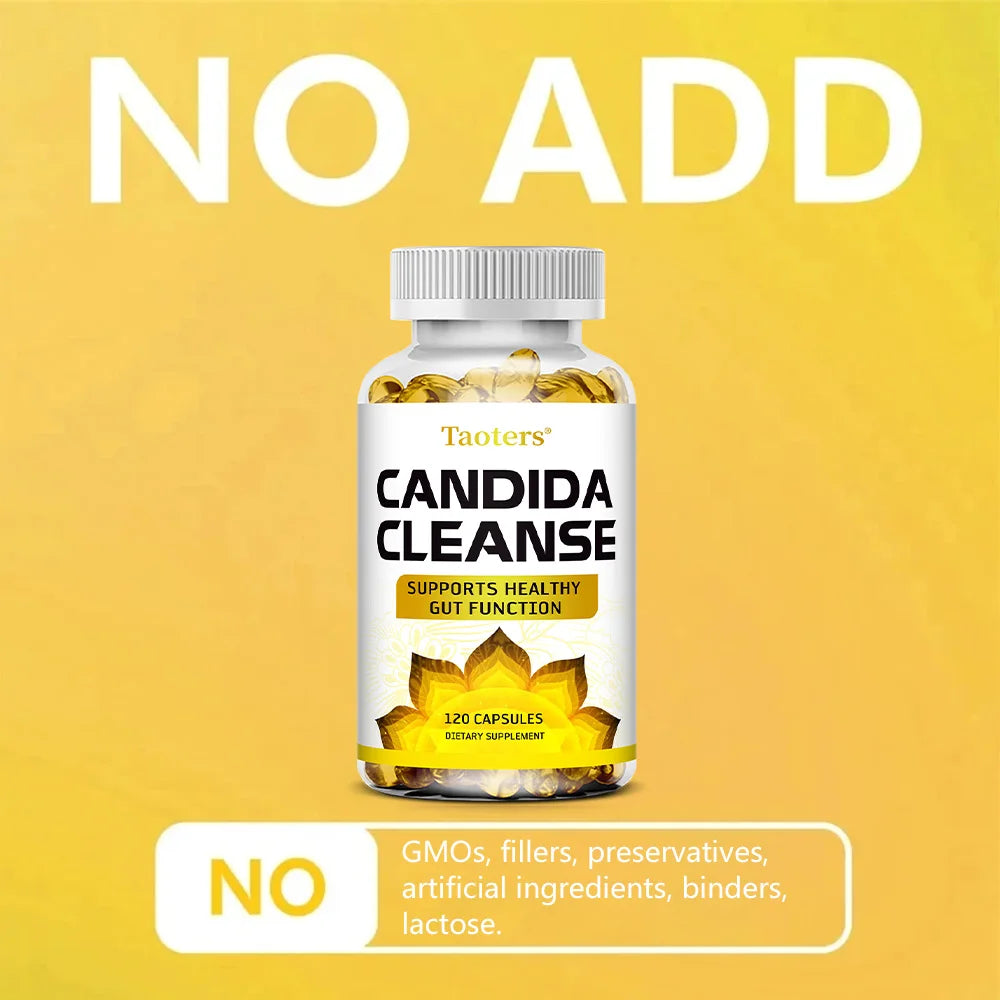 Candida Cleanse 120 Caps – Gut, Liver & Colon Detox Support