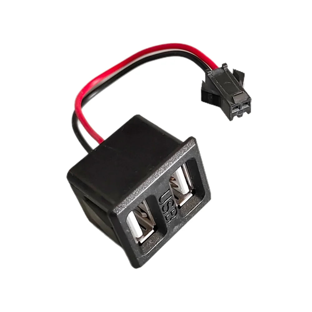 Double Layer USB Socket Type-C Female Socket A Female USB Lamp Buckle Charging Power Socket With JST SM Wire Connector Peaceful Pleasures Health and Wellness Type4 Dual USB Plane 10PCS