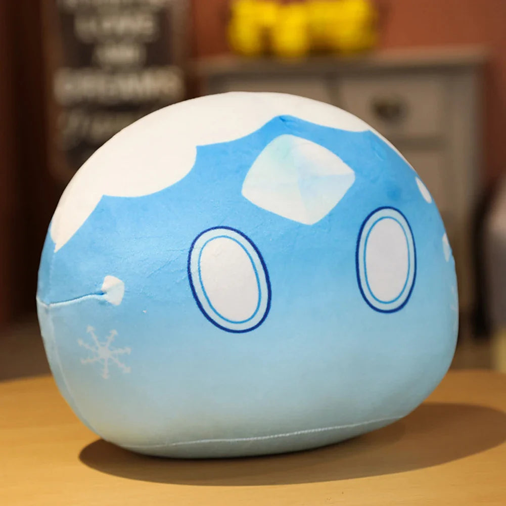 Genshin Impact Slime Plush Pillow – Soft Anime Hugging Toy