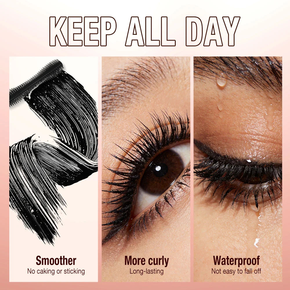 O.TWO.O 4D Fiber Mascara – Volumizing, Curling & Waterproof