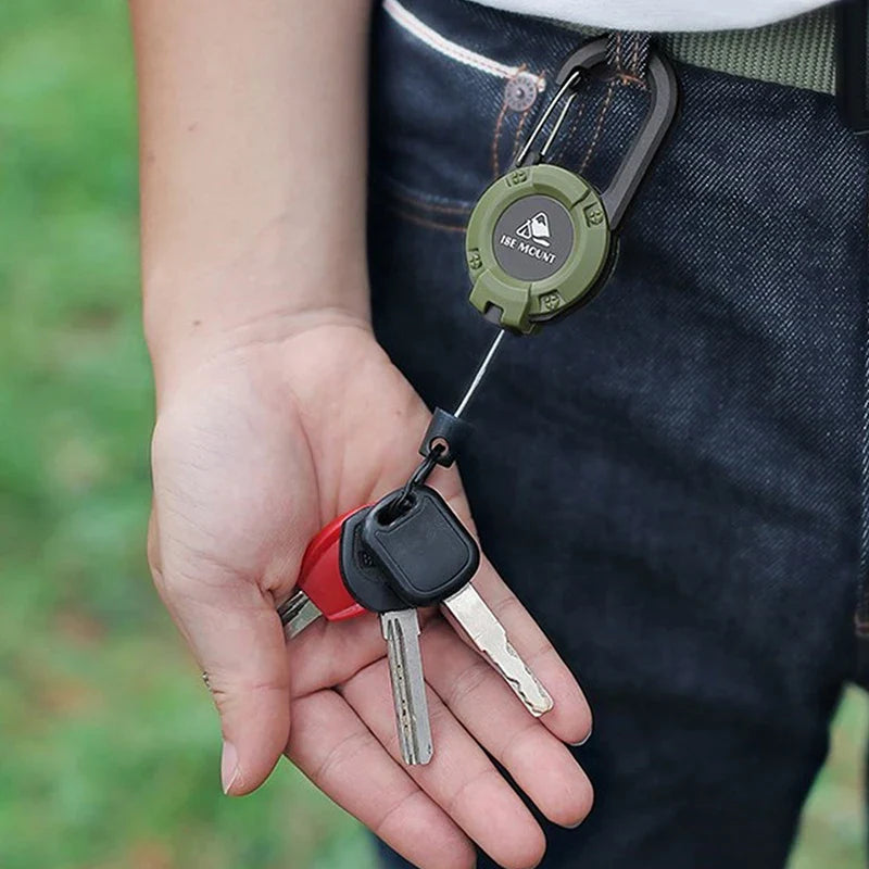 Retractable Key Ring & Badge Reel – Anti-Lost ID Card Holder