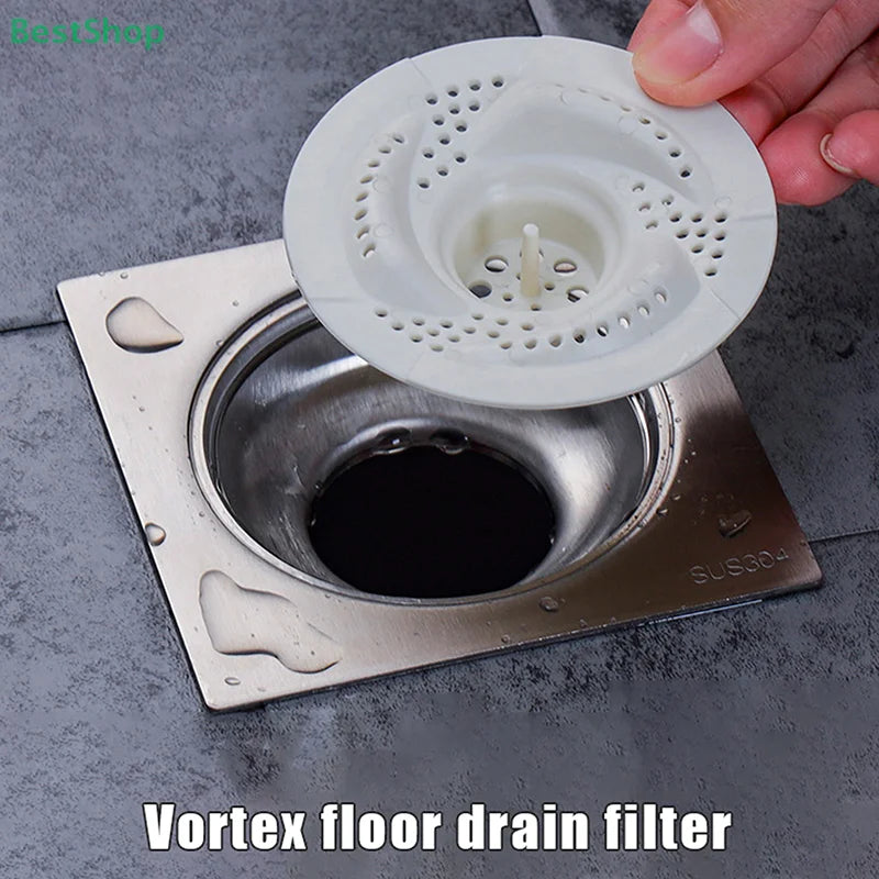 Swirl Floor Drain Filter & Hair Catcher | 1 or 10 Pack