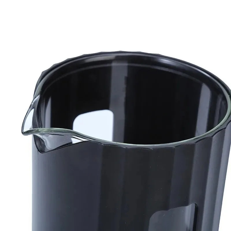 1000ML/ 600ML French Press Coffee Maker High Borosilicate Glass House Coffee Brewer Milk Foam Frother Barista Tea Maker Peaceful Pleasures Health and Wellness
