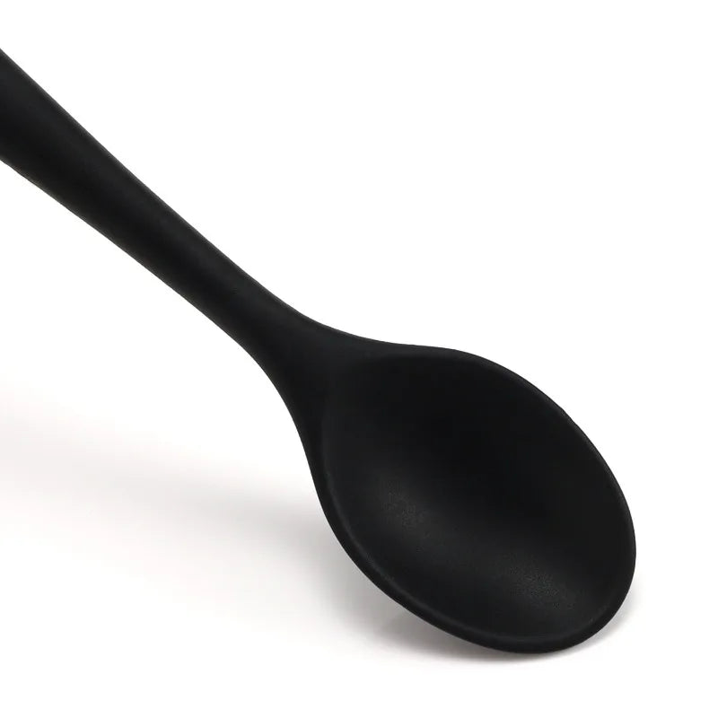 2026 New Silicone Spoon Mixing Soup Spoons Kitchen Mixing Ladle Cooking Utensils Kitchenware Tool for Stirring and Serving Peaceful Pleasures Health and Wellness