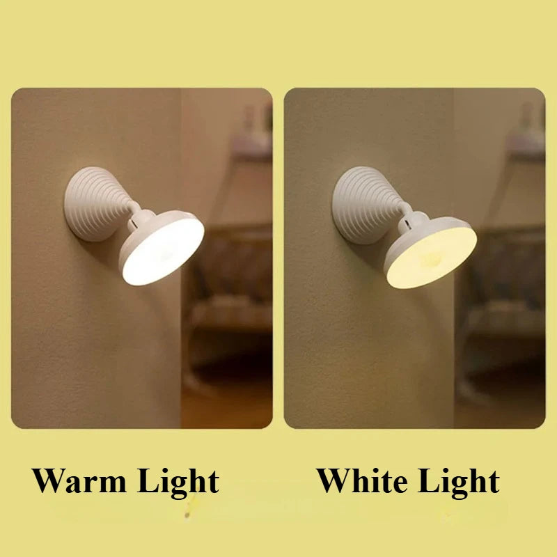 USB Motion Sensor LED Night Light – Multi-Angle Adjustable