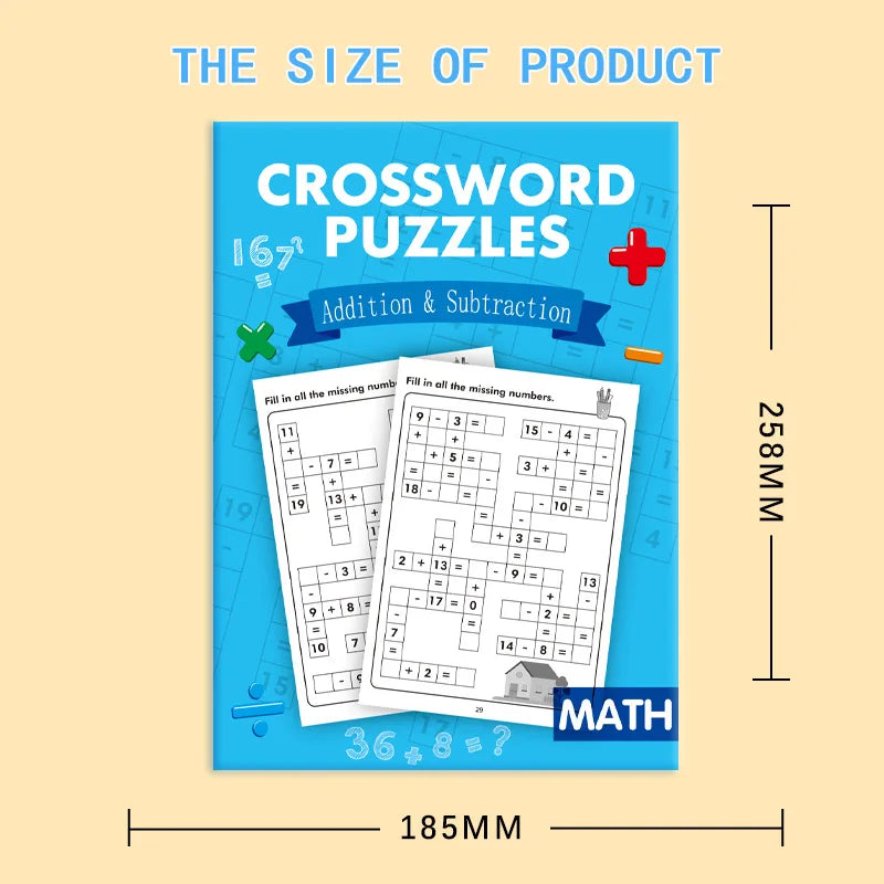Children's Mental Math Number Fill-in Fun Addition Subtraction