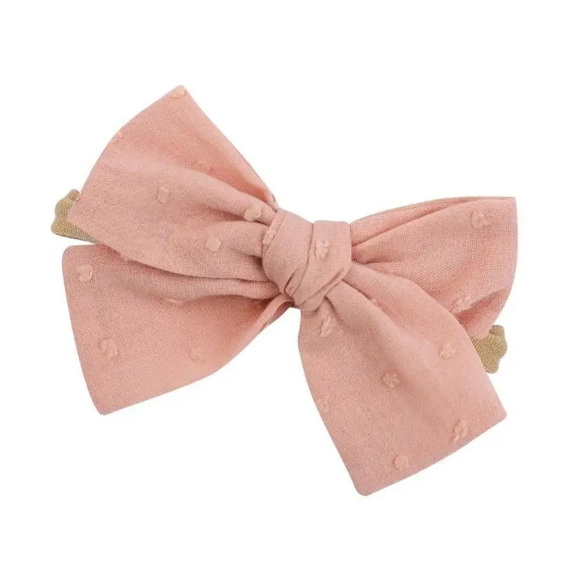 Baby Bowknot Headband | Soft Cotton Photo Prop 0–24 Months
