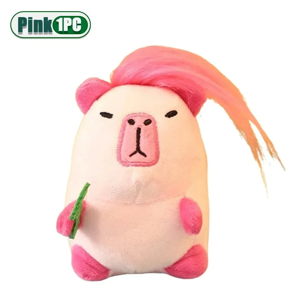 Kawaii Capybara Plush Keychain Bag Charm Pendant – Cute Gift