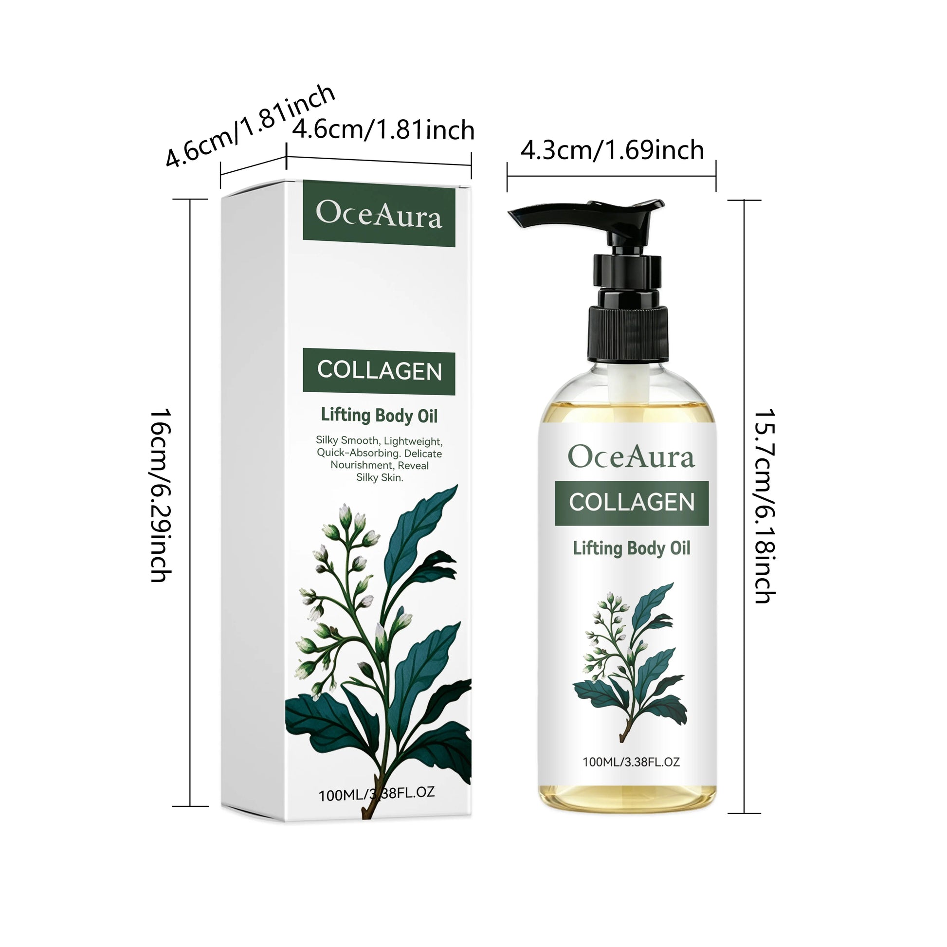 Collagen Lifting Body Oil – Firming & Hydrating Skin Care Peaceful Pleasures Health and Wellness