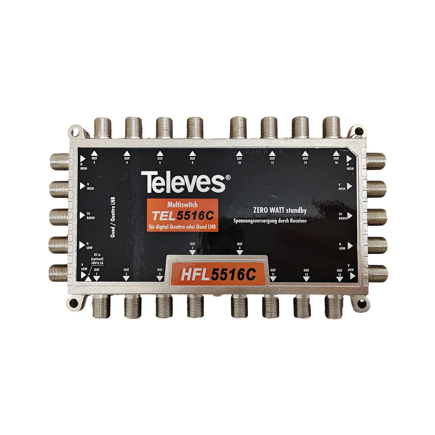 Tuoying HFL5516F 5×5×16 Satellite Multiswitch | 16 Outputs