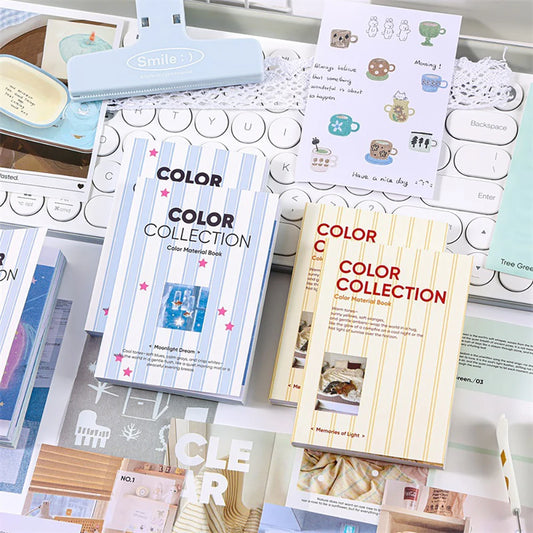 100 Sheets Collection Series Material Book Korean Handbooks Peaceful Pleasures Health and Wellness