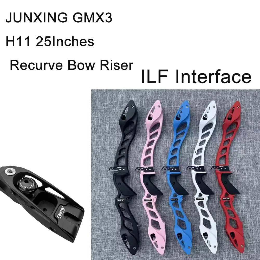 JUNXING Recurve Bow Riser Aluminum Alloy Handle H6 H7 H8 H9 H10 H11