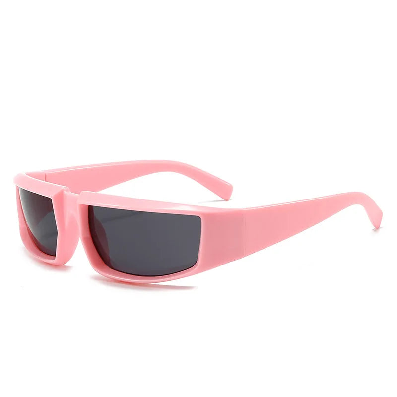 Y2K Cyberpunk Shield Sunglasses | Unisex Retro Futuristic Eyewear