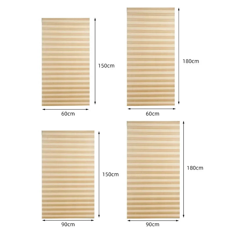 5 Size Self-adhesive Pleated Blinds Bathroom Balcony Shades Half Blackout Windows Curtains for Bedroom Living Room Balcony Peaceful Pleasures Health and Wellness