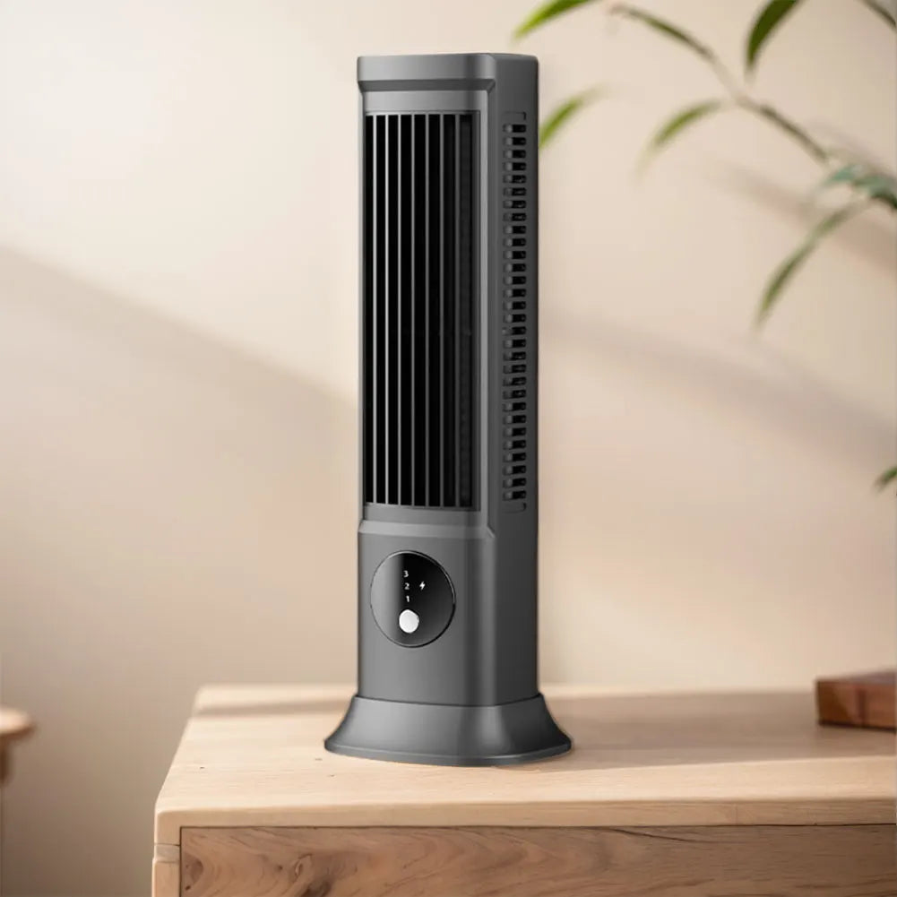 Tower Fan USB Rechargeable Portable Table Fan Quiet Cooling Personal Fan for Bedroom Home Office Peaceful Pleasures Health and Wellness