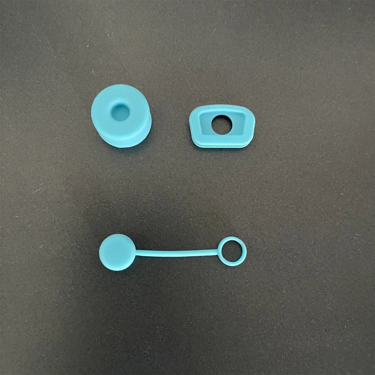 6pcs Silicone Straw Covers Cap Reusable Leakproof Spill Straw Stopper for Sealing and Fixing The Straw Peaceful Pleasures Health and Wellness Blue