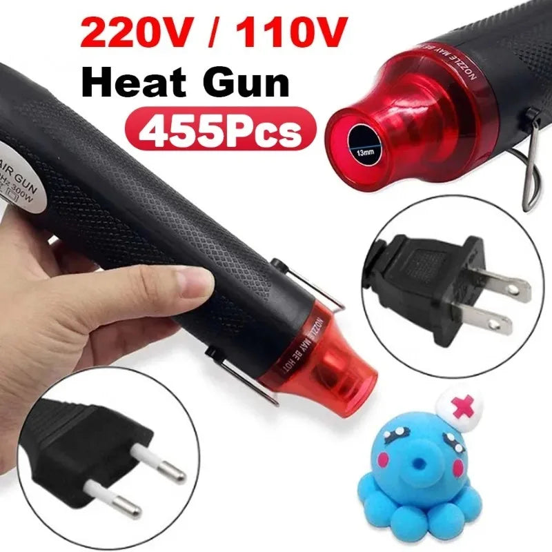 220/110V hot air gun or accessories.DIY tool hot power tool mini 300W welding temperature process blower,support base retraction Peaceful Pleasures Health and Wellness