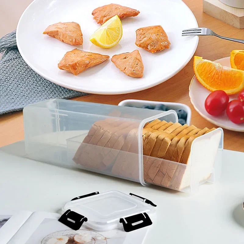 Airtight Bread Box with Pull-Out Drawer & Lid | BPA-Free