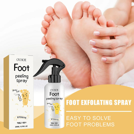 Ouhoe Foot Callus Softener Spray – 72H Moisture & Exfoliation Foot Exfoliating Spray Oasis Select