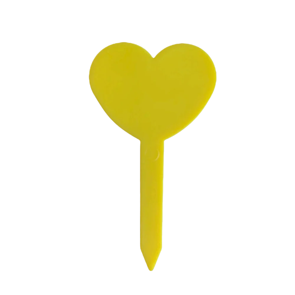 100PCS Heart-Shaped Waterproof Plant Labels | Reusable Garden Tags