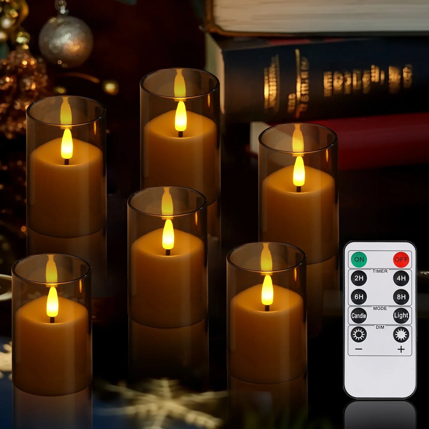 Flameless LED Candles 6/12 Pack – Remote & Timer | Home Decor