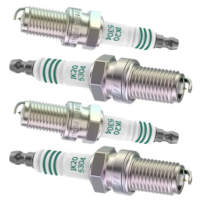 2/4 pcs of Automotive Spark Plugs IK20 (Model #5304) for Honda, Toyota Nissan, Mazda, Suzuki, Mitsubishi, Volkswagen, Audi, BMW, Peaceful Pleasures Health and Wellness