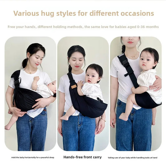 Portable Baby Waist Stool Carrier with Front Back Support Ergonomic Design for Toddlers and Infants Comfortable for Parents Peaceful Pleasures Health and Wellness