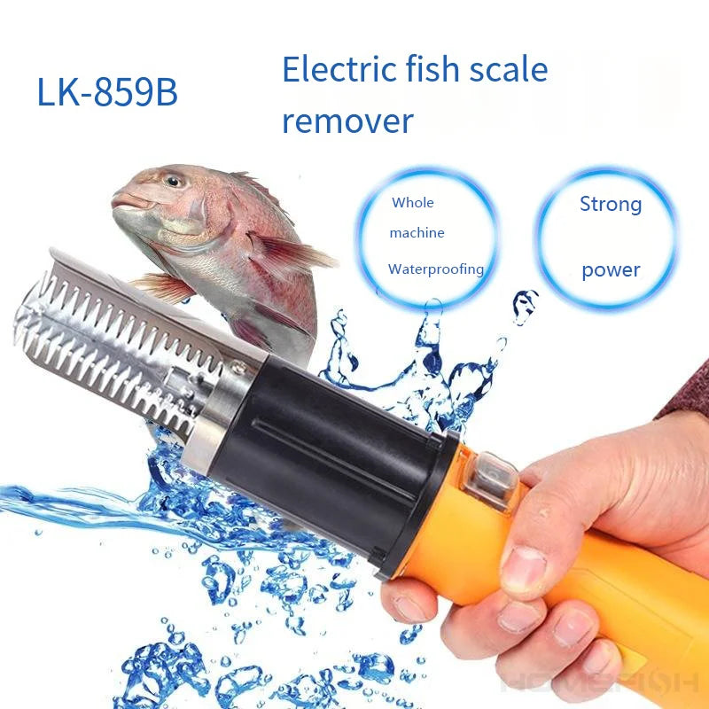 HOMEFISHSeafood Tools 6000 RPM Fish Scale Planer Fishing Scalers Scraper EU Plug Electric Fish Remover Cleaner Peaceful Pleasures Health and Wellness