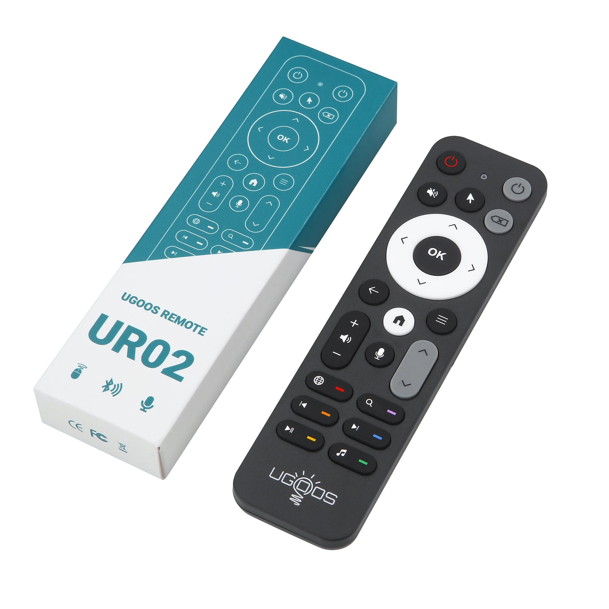 UGOOS UR02 Bluetooth BT Remote Control Replacement for Ugoos TOX1 TOX3 TOX4 AM8 PRO AM6B PLUS X4 X4Q Cube Pro Extra TV Box Peaceful Pleasures Health and Wellness