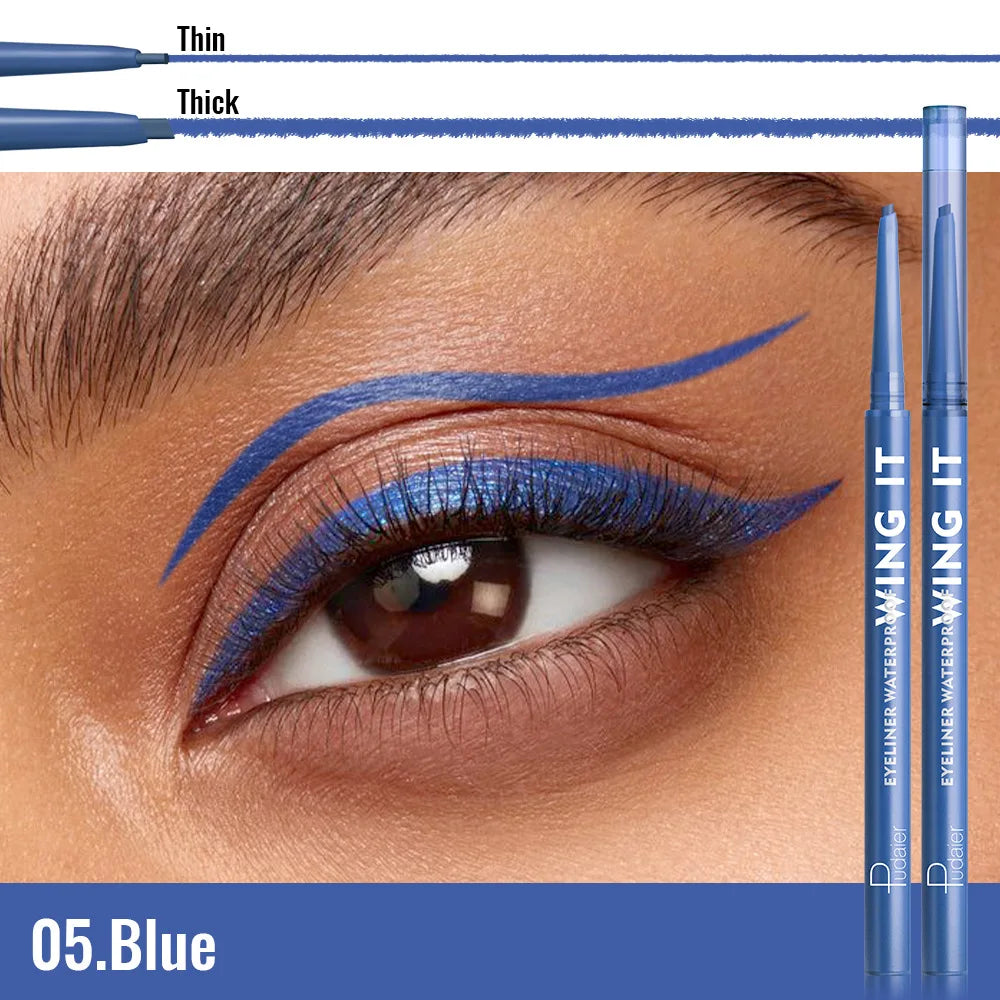 6-Piece Matte Gel Eyeliner Set – Waterproof, Long-Lasting