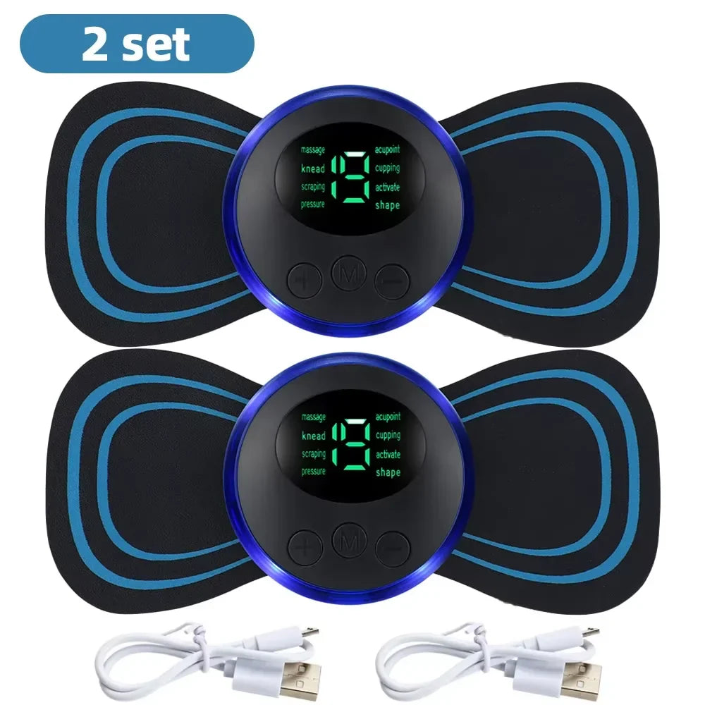 EMS Electric Muscle Massager – 8 Modes & 19 Intensity Levels