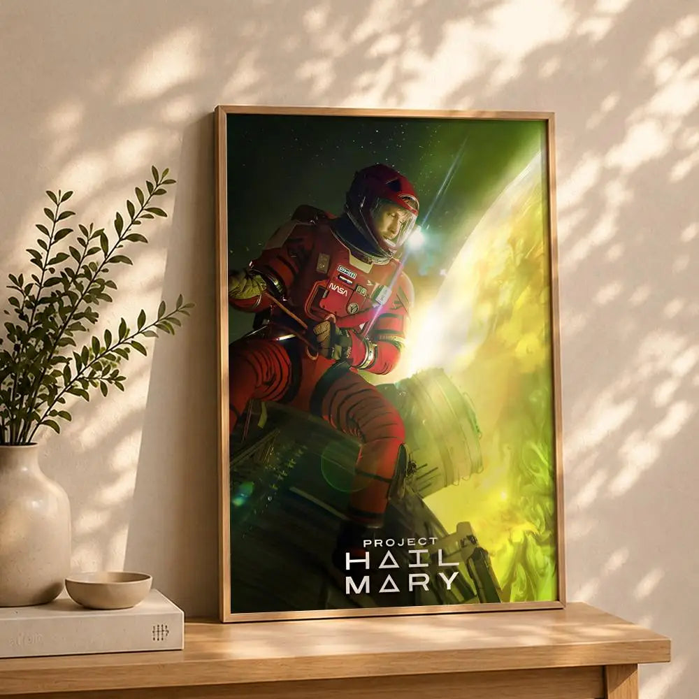 Project Hail Mary Movie Poster – HD Waterproof Self-Adhesive Art