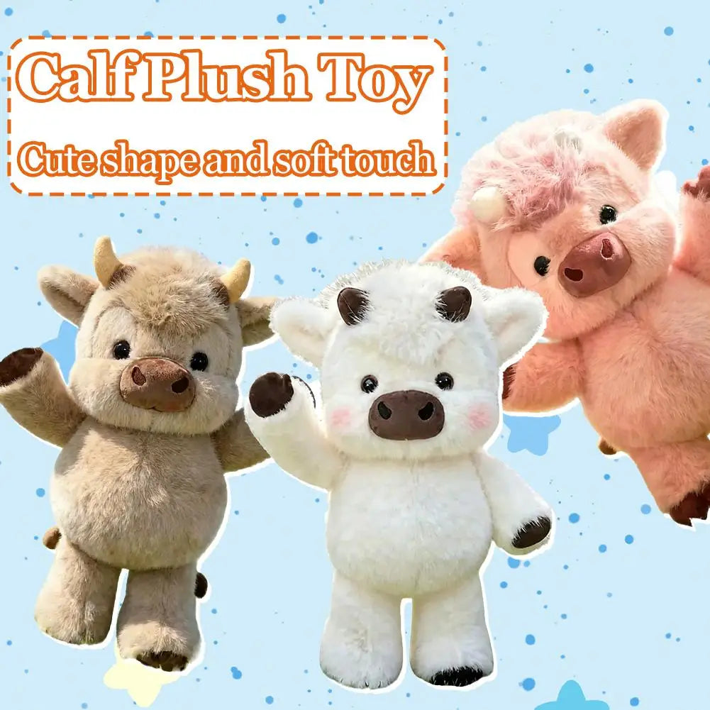 Soft Calf Pig Plush Toy for Kids and Collectors Peaceful Pleasures Health and Wellness
