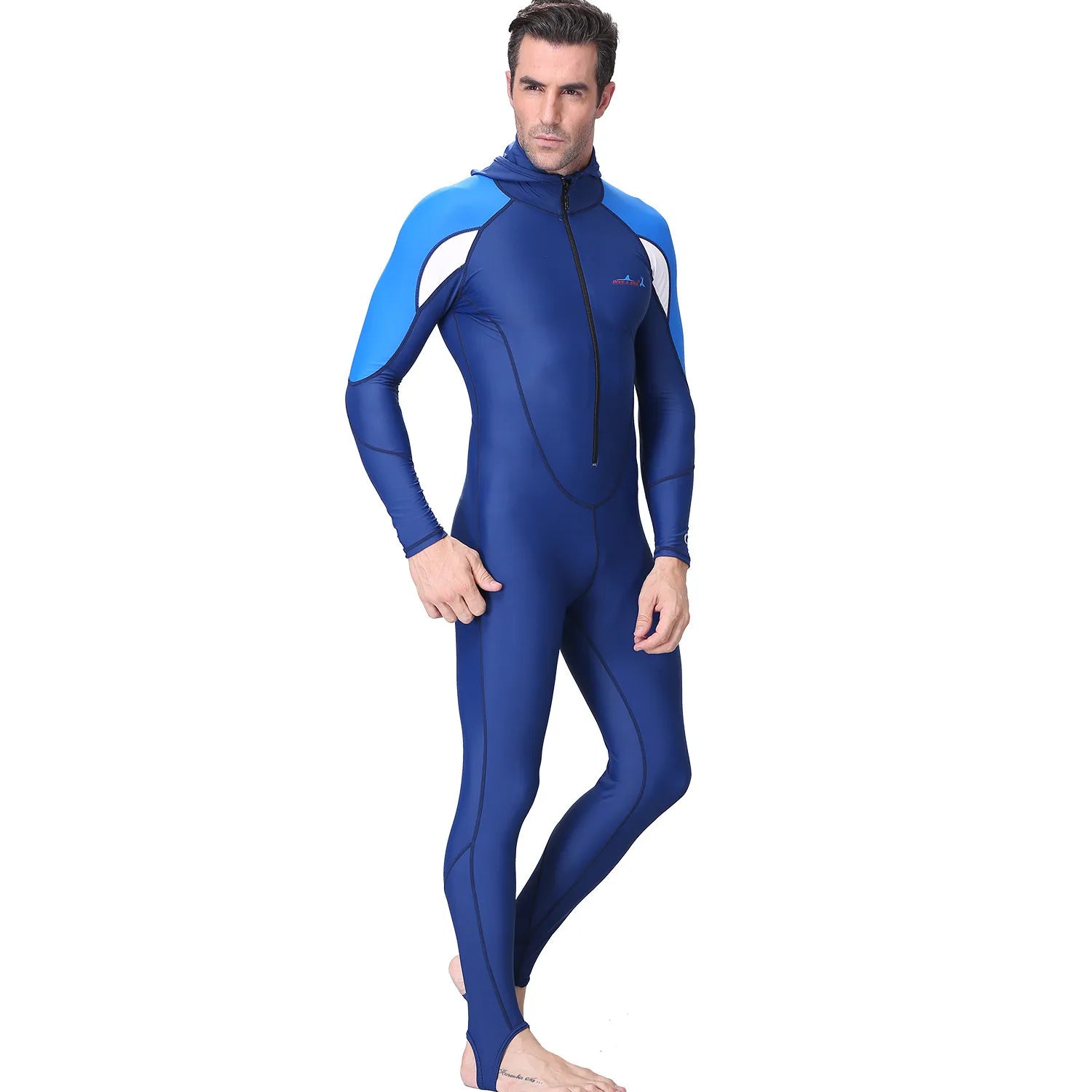UPF 50+ Diving Suit One Piece Swimsuit Rash Guard Men Women Long Sleeve Swimwear with hood Quick-dry Plus Size Peaceful Pleasures Health and Wellness