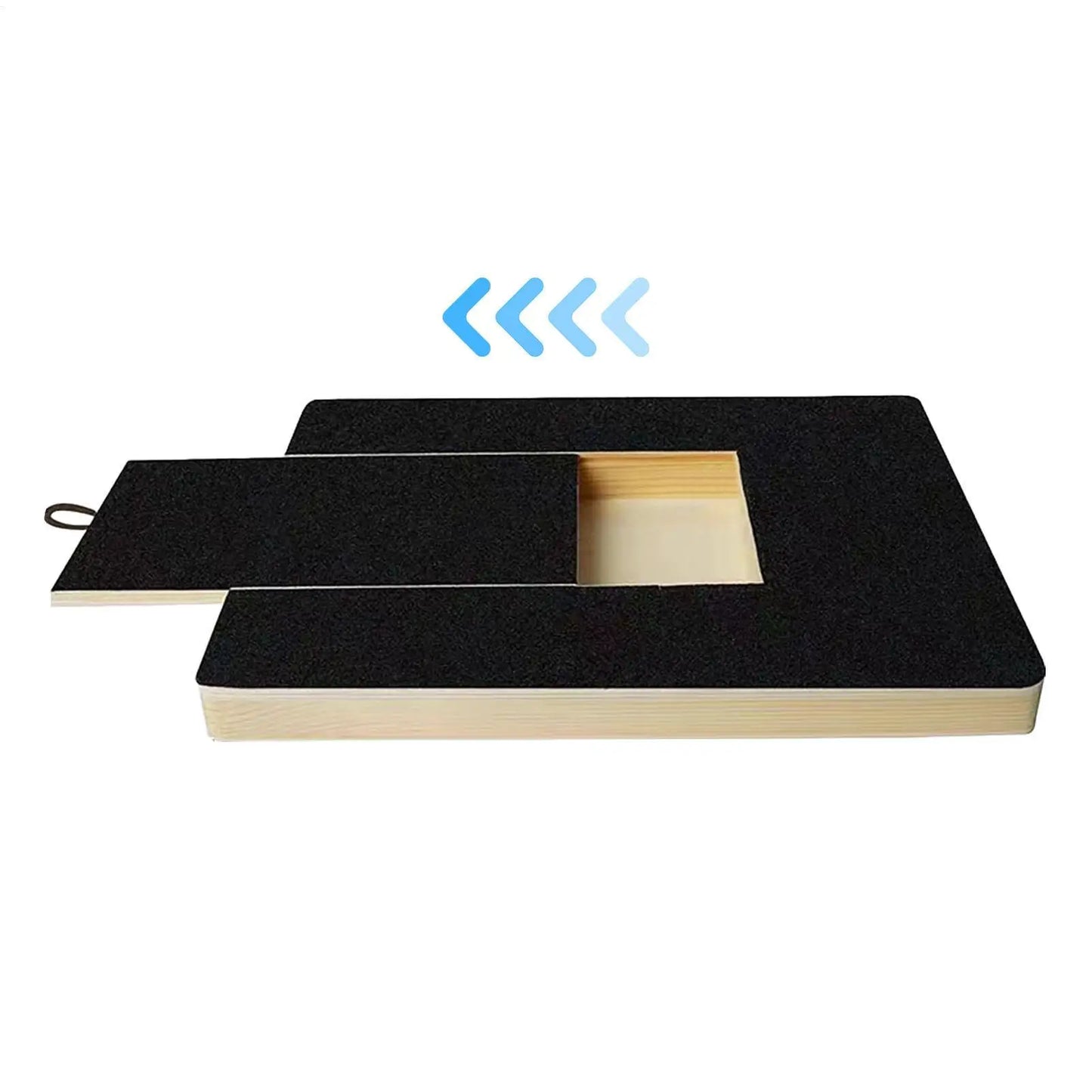 Wooden Dog Nail Scratch Board | Sandpaper File Pad for Dogs