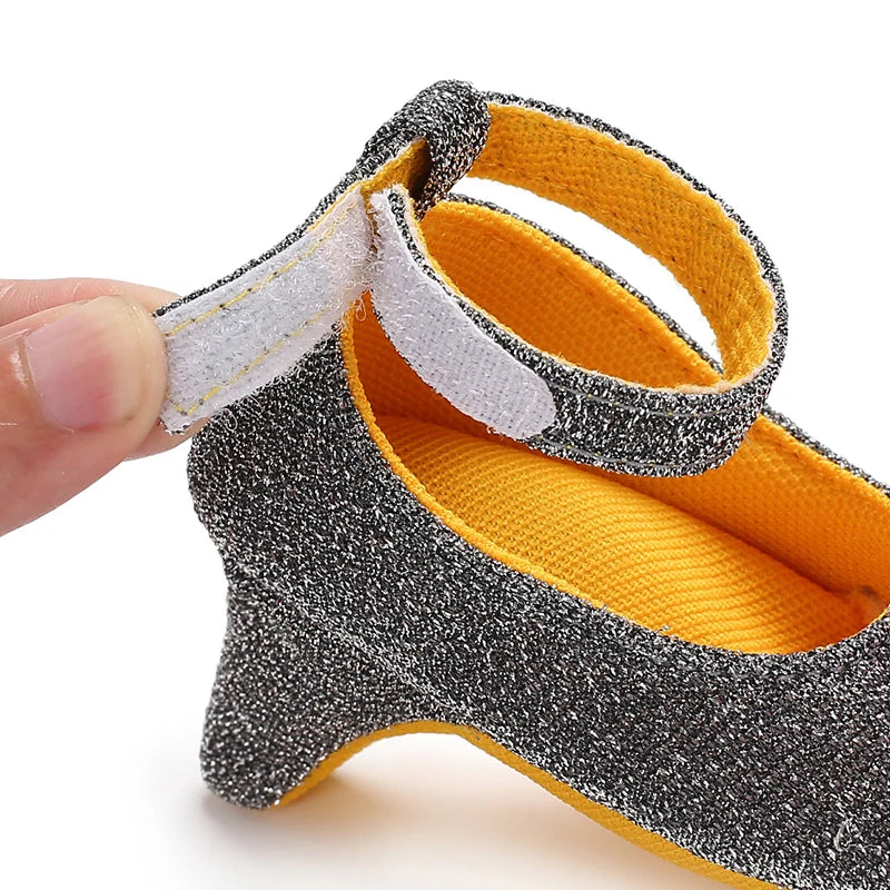 Spring and Autumn Girl Baby Anti slip Children's Shoes Girl Baby Beautiful Bow High Heels Girl Baby High Heels Peaceful Pleasures Health and Wellness