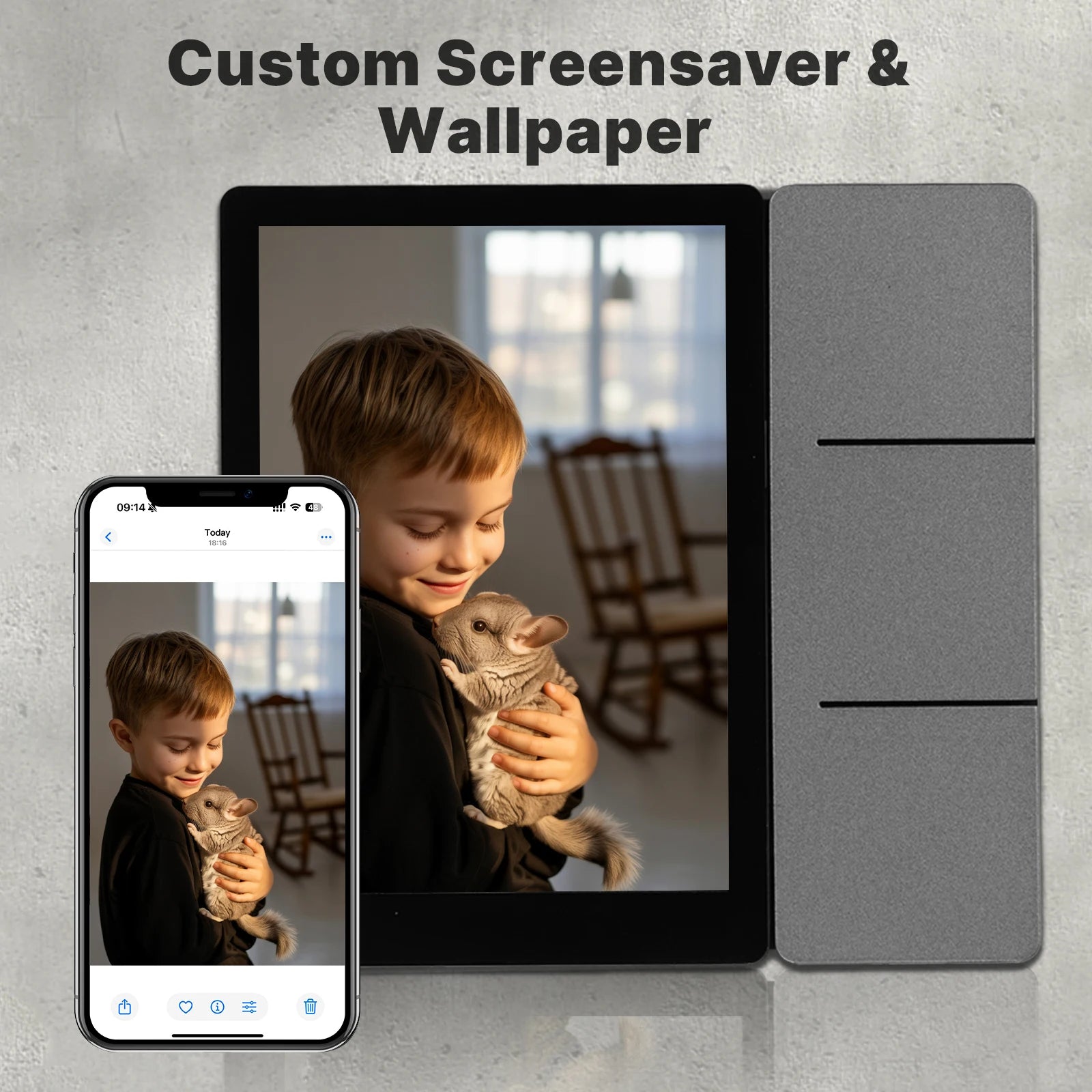 Tuya WiFi 3.5 inch Smart Center Control Panel Touch Central Screen 3 Relays Physical Buttons Bluetooth Sigmesh Hub Built-in Peaceful Pleasures Health and Wellness
