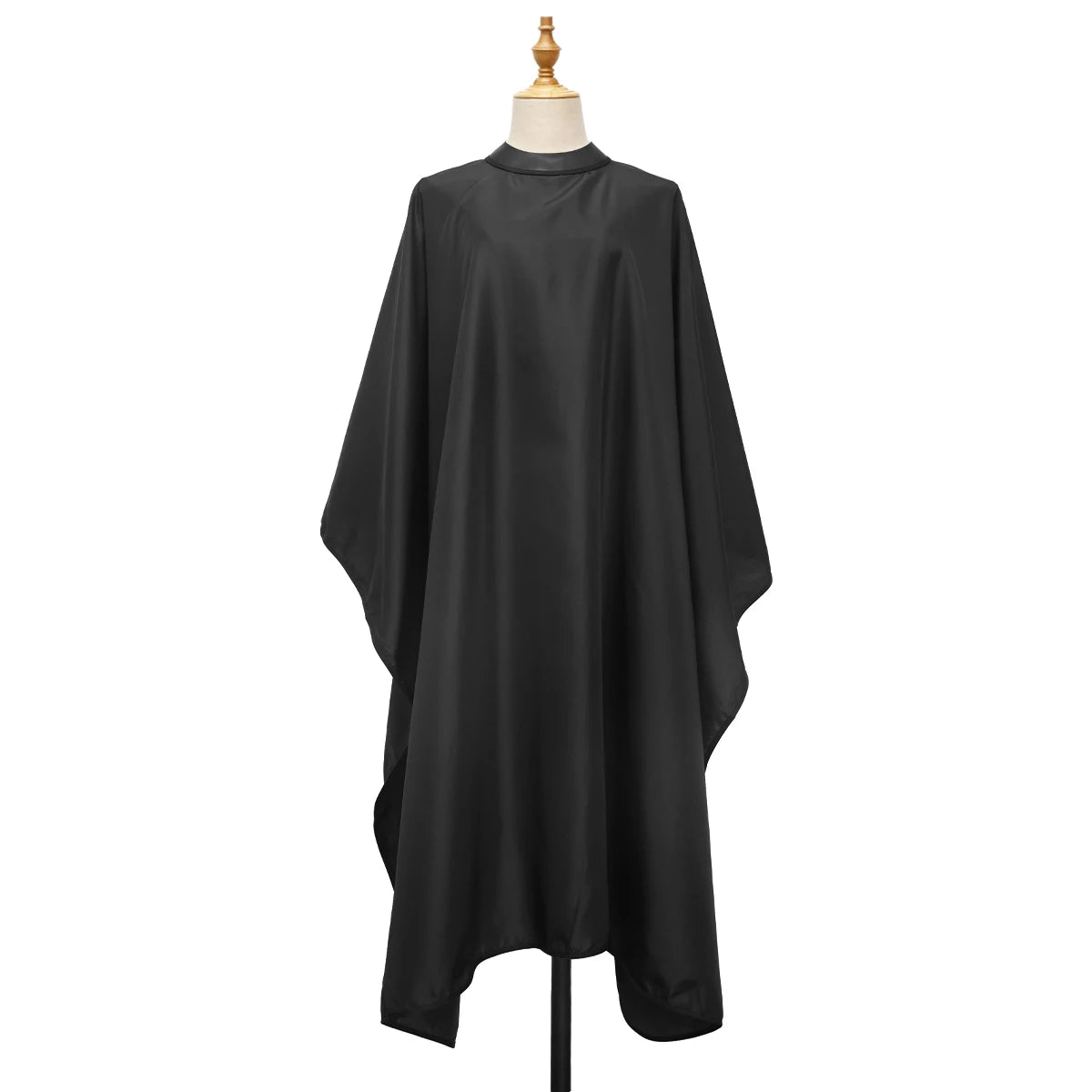 Professional Silicone Collar Buckle Barber Salon Hairdressing Apron Barber Capes Waterproof Barber Cloth Coat Barbershop Tools Peaceful Pleasures Health and Wellness Black