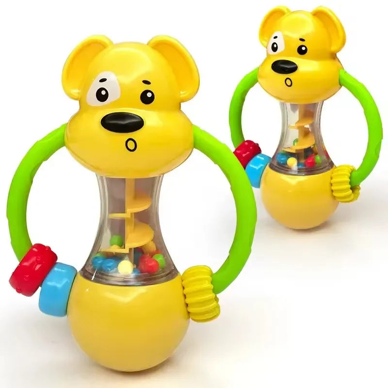 Soft Baby Grasping Ball Rattle with Bell | Sensory Toy
