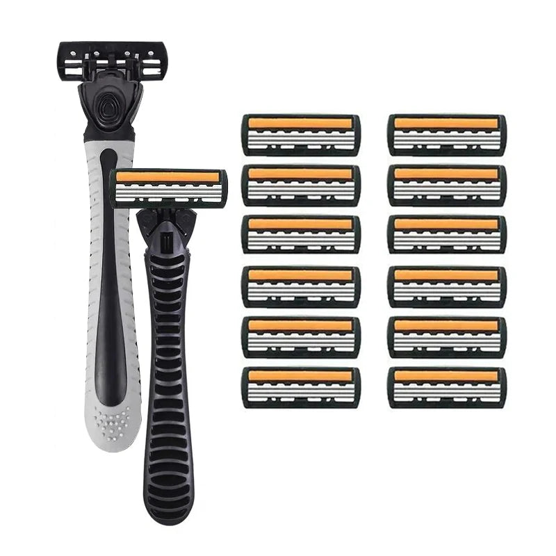 Men's Reusable Two-Layer Blade Razor | Multi-Tool Head