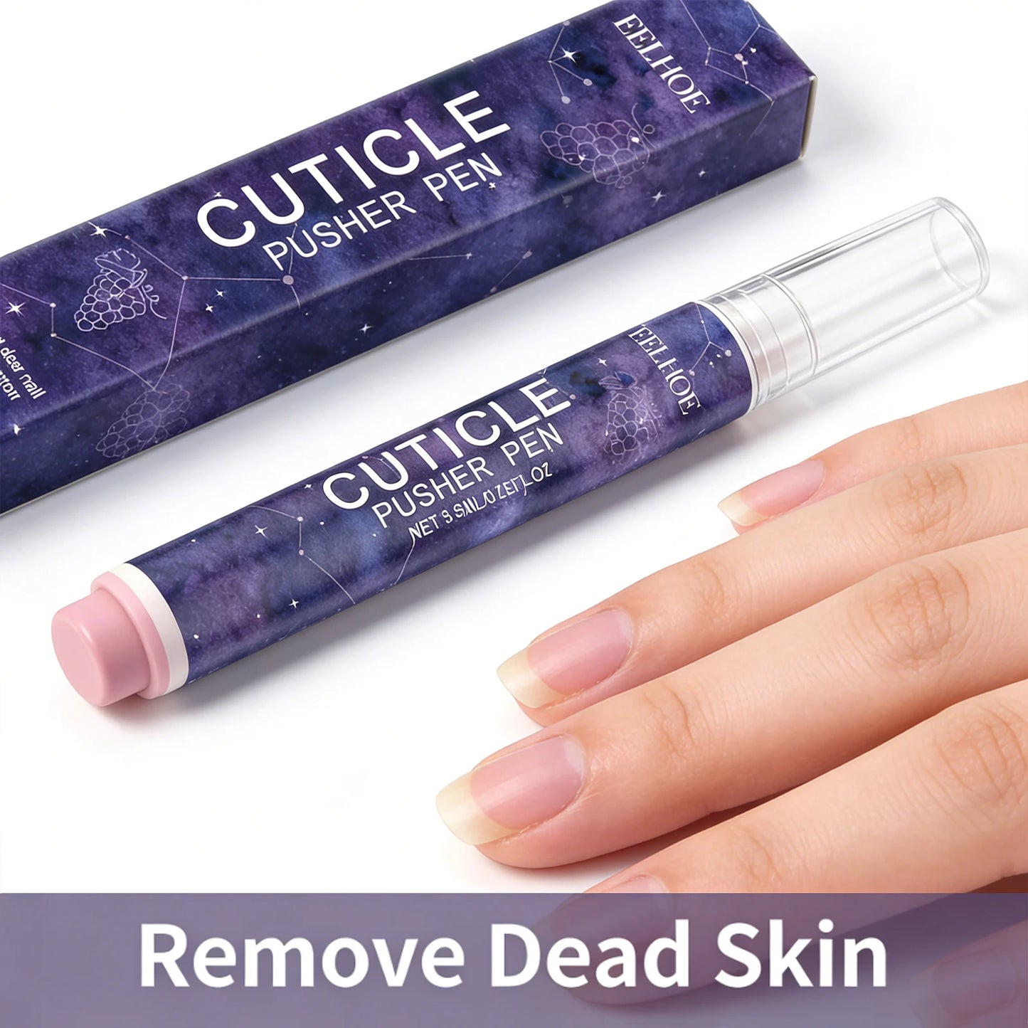 Nails Nutrition Oil Pen Repairing Damaged Nail Nourishment Cuticle Remove Dead Skin Prevent Agnail Multi-effect Nail Pusher Pen Peaceful Pleasures Health and Wellness