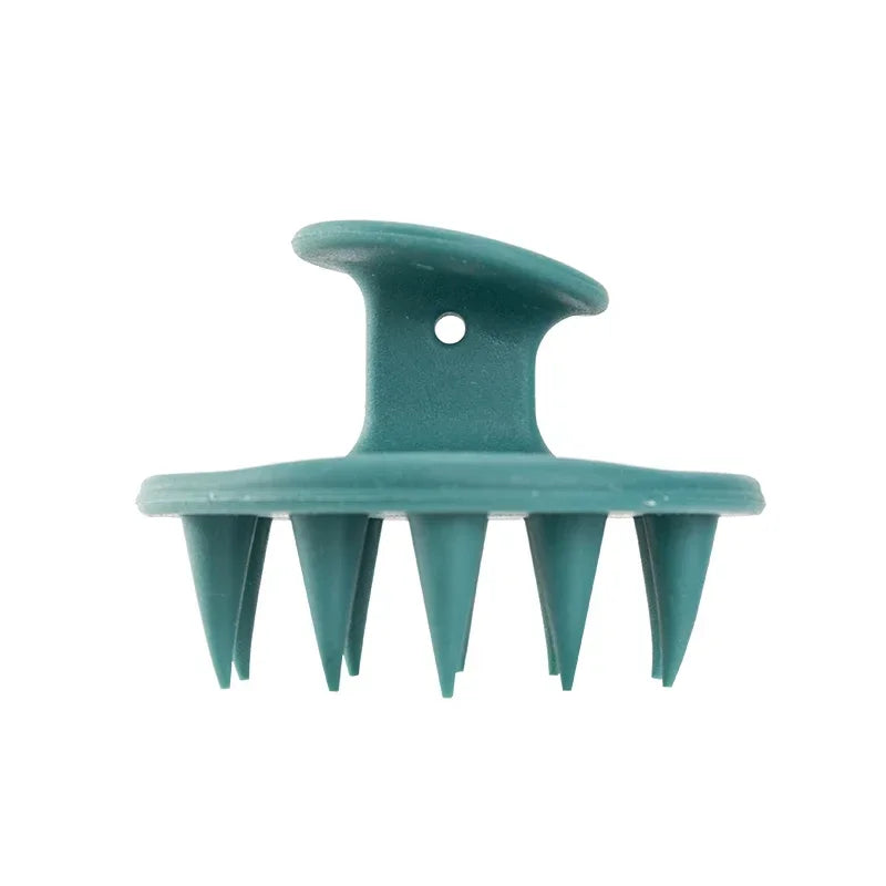 1pcs Hair Brush Scalp Massager for Hair Growth Mold-Free Silicone Scalp Massager Shampoo Brush Scalp Scrubber Exfoliator Tools Peaceful Pleasures Health and Wellness Green