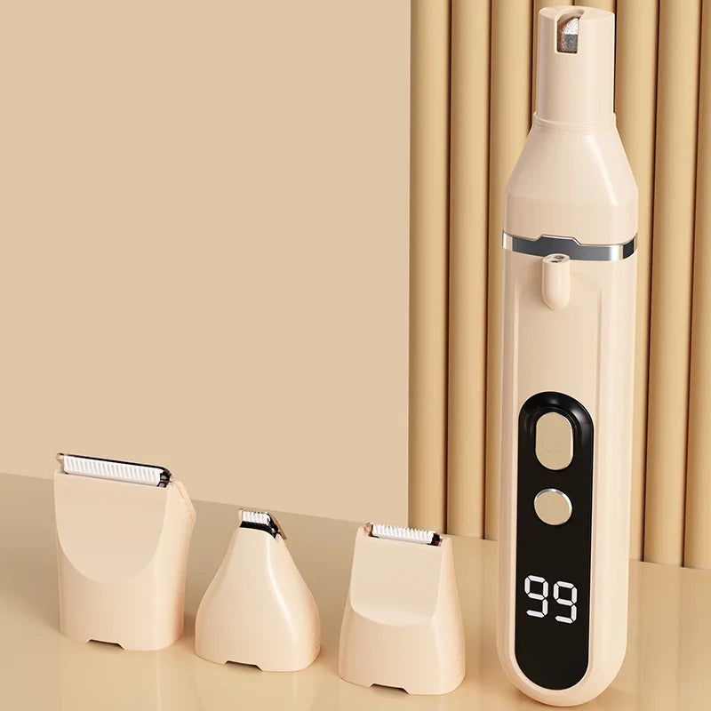 USB Rechargeable Pet Hair Clipper & Nail Grinder | Dog & Cat