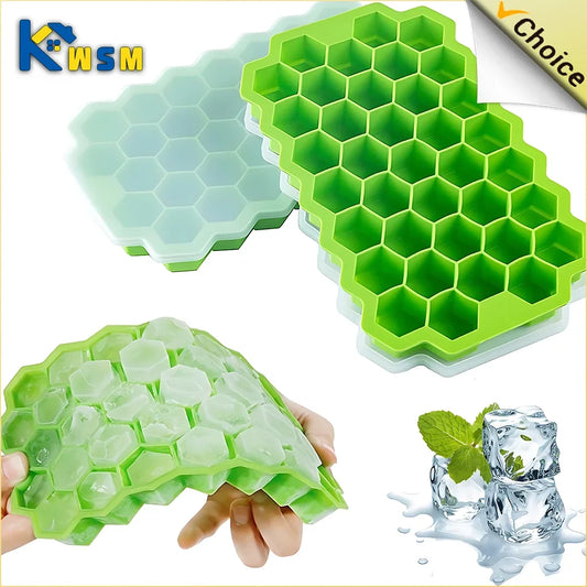 Silicone Honeycomb Ice Cube Tray – 37 Hexagonal Molds Silicone Ice Cube Tray Oasis Select