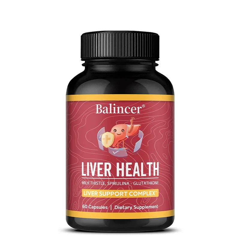 Liver Health, with Dandelion, Milk Thistle Extract, Supports Liver Cleanse, Liver Detox Function, 120 Vegetarian Capsules Peaceful Pleasures Health and Wellness 60 count-1 bottle