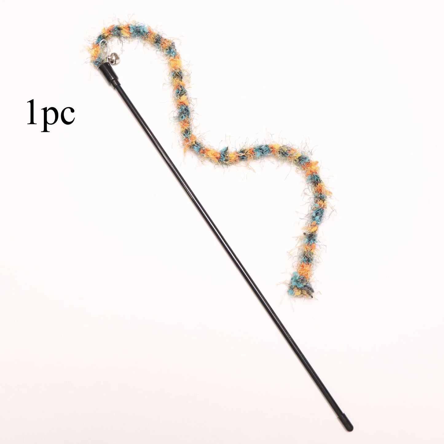 Colorful Plush Rope Cat Teaser Wand Toy | 2/3/4 Pack