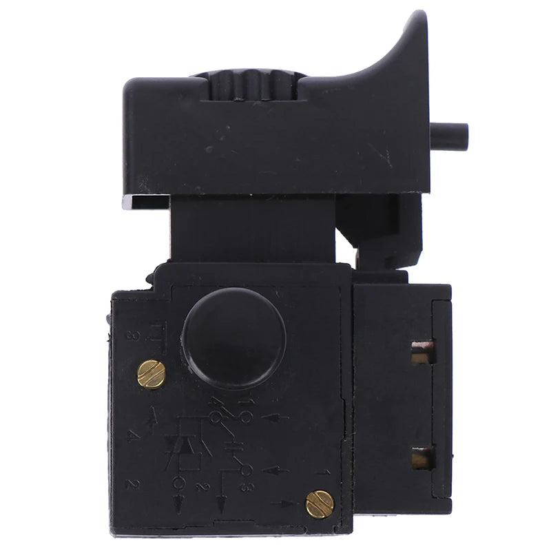 New 1PC Fa2-6/1bek 6a 250v Lock On Power Tool Electric Drill Speed Trigger Switch Botton Peaceful Pleasures Health and Wellness