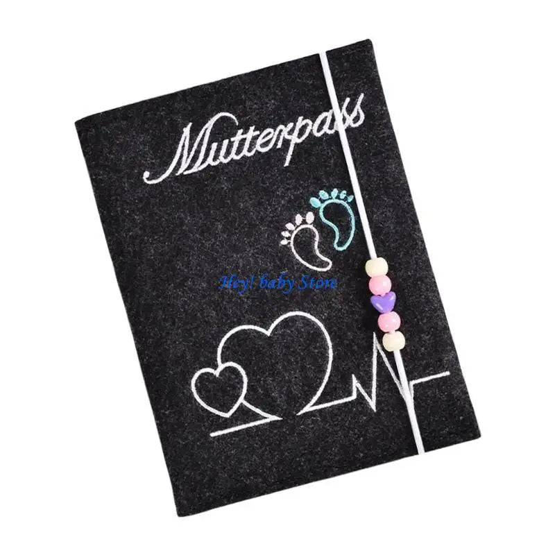 Felt Pregnancy Document Organiser | Maternity Card & Scan Holder